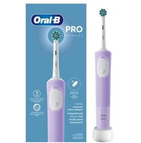 Oral-B Vitality Pro Lilac Mist Ηλεκτρική Οδοντόβουρτσα Μωβ Χρώμα 1τμχ