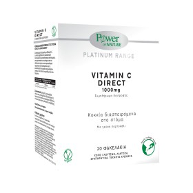 Power Health Platinum Range Vitamin C Direct 1000mg με Γεύση Πορτοκάλι 20 φακελάκια