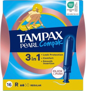 TAMPAX Compak Pearl Regular 16τμχ