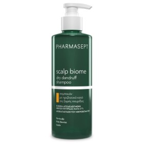 Pharmasept Scalp Biome Dry Dandruff Shampoo Σαμπουάν με Πρεβιοτικά κατά της Ξηρής Πιτυρίδας, 400ml