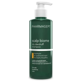 Pharmasept Scalp Biome Dry Dandruff Shampoo Σαμπουάν με Πρεβιοτικά κατά της Ξηρής Πιτυρίδας, 400ml