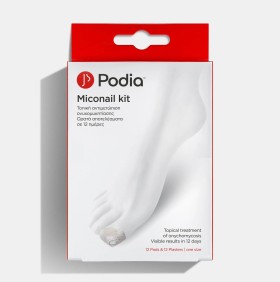Podia Miconail Kit Αυτοκόλλητα Επιθέματα για την Αντιμετώπιση της Ονυχομυκητίασης, 12τεμ