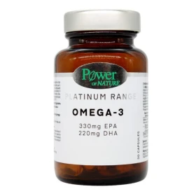 Power of Nature Platinum Range Omega-3 EPA 330mg & DHA 220mg 30 Soft.caps