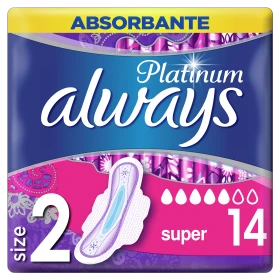 Always Platinum Ultra Super Plus Size2 14τμχ