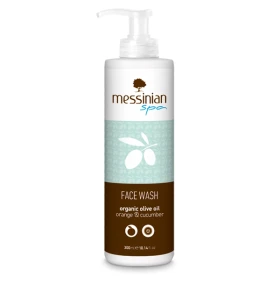 Messinian Spa Face Wash Απαλό Καθαριστικό Προσώπου Πορτοκάλι-Αγγούρι 300ml