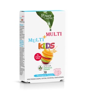 Power Health Multi + Multi Kids Stevia με Φρουτένια Γεύση 30 Μασώμενα Δισκία