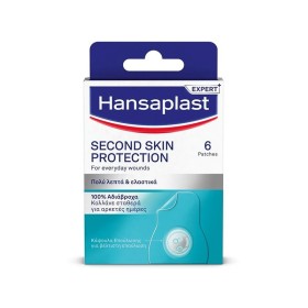 Hansaplast Second Skin Protection Επιθέματα 100% Αδιάβροχα, 6τεμ