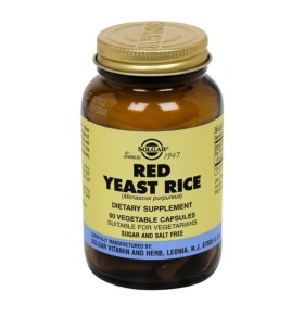 SOLGAR RED YEAST RICE CAPS 60S