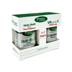 Power Health Set Platinum Range Multi + Multi Time 30tabs + Δώρο Platinum Range VitC 1000mg 20tabs