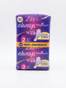 Always Platinum Ultra Super Plus Size2 14τμχ