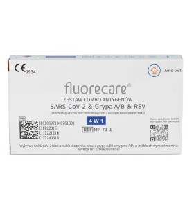 FLUORECARE - Συνδυαστικό Τέστ 4 σε 1 SARS-CoV-2 & RSV & Flu A/B - 1τεμ. (Τest Covid - Γρίπης - RSV)