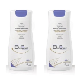 Biocalpil Shampoo Against Hair Loss, Σαμπουάν κατά της Τριχόπτωσης 200ml 1+1 ΔΩΡΟ