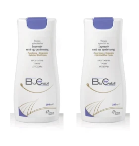 Biocalpil Shampoo Against Hair Loss, Σαμπουάν κατά της Τριχόπτωσης 200ml 1+1 ΔΩΡΟ