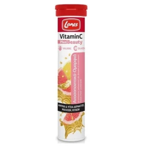 Lanes VitaminC Plus Beauty 20 Αναβράζουσες Ταμπλέτες