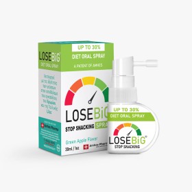 Amhes Pharma Diet Oral Spray Losebig Σπρέι για Αδυνάτισμα με Γεύση Πράσινο Μήλο, 30ml