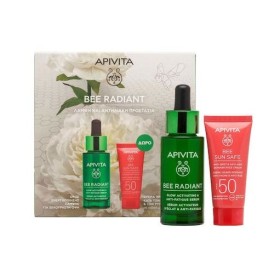 Apivita Promo Bee Radiant Serum Ορός Προσώπου για Λάμψη & Ξεκούραστη Όψη, 30ml & Anti-Spot & Anti-Age Defence Face Cream Κρέμα Προσώπου Κατά των Πανάδων & των Ρυτίδων SPF50, 15ml, 1σετ