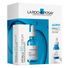 La Roche Posay Promo με Hyalu B5 Serum Αντιρυτιδικός Oρός με Yαλουρονικό οξύ & Βιταμίνη Β5, 30ml & Δώρο Hyalu B5 Eye Serum Αντιρυτιδικός Ορός Ματιών, 5ml, 1σετ