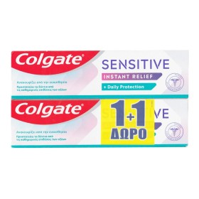Colgate Promo Sensitive Instant Relief Οδοντόκρεμα που Ανακουφίζει από την Ευαισθησία 2x75ml