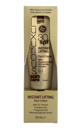 INTERMED Luxurious Sun Care Instant Lifting Face Cream SPF30 50ml