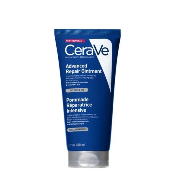 CeraVe Advanced Repair Ointment Επανορθωτική Αλοιφή για Πρόσωπο, Σώμα & Χείλη, 88ml