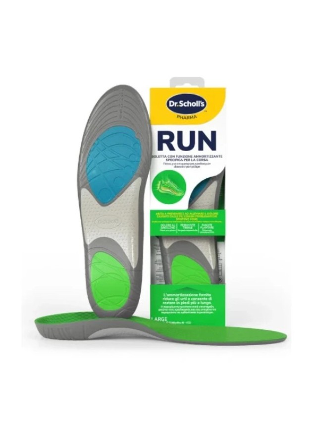 Dr.Scholls Run Πάτοι για Τρέξιμο (Large 40-47.5), 1 ζευγάρι