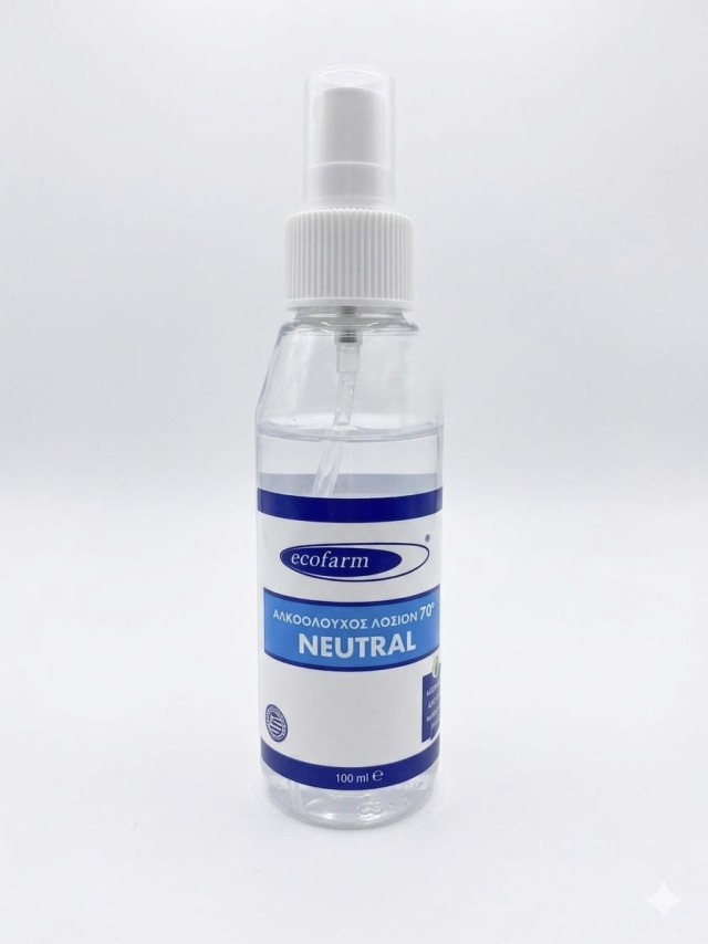 Eco Farm Neutral Spray Αλκοολούχος Λοσιόν 100ml