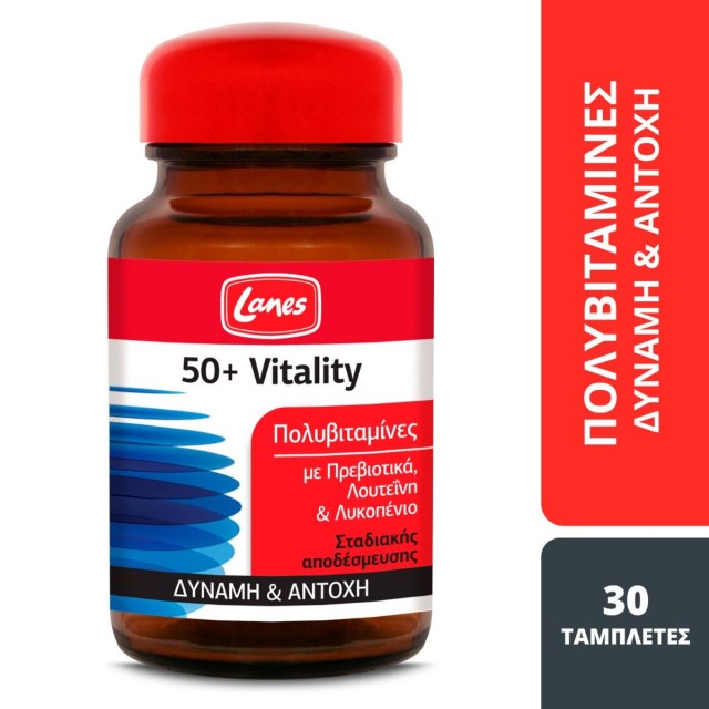 LANES MULT 50+ VITALITY 30TABS