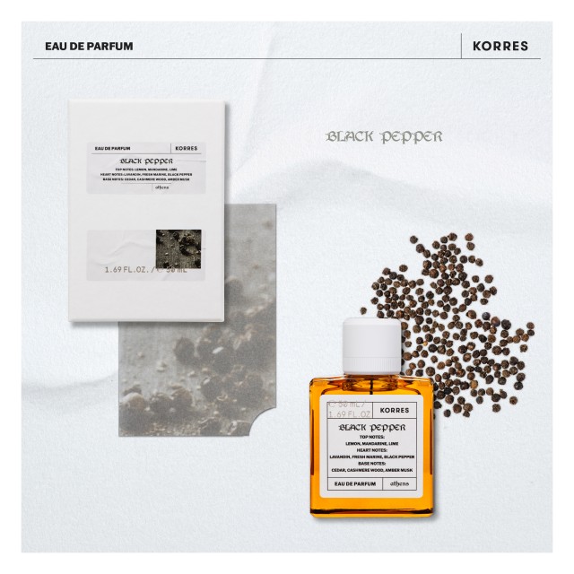 Korres Black Pepper Eau de Parfum Άρωμα 50ml
