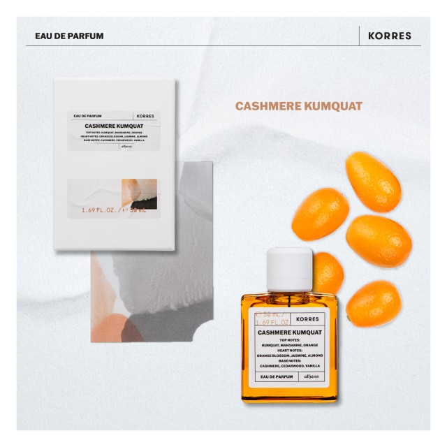 Korres Cashmere Kumquat Eau de Parfum Άρωμα, 50ml