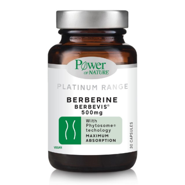 Power Of Nature Platinum Berberine 500mg 30 Κάψουλες