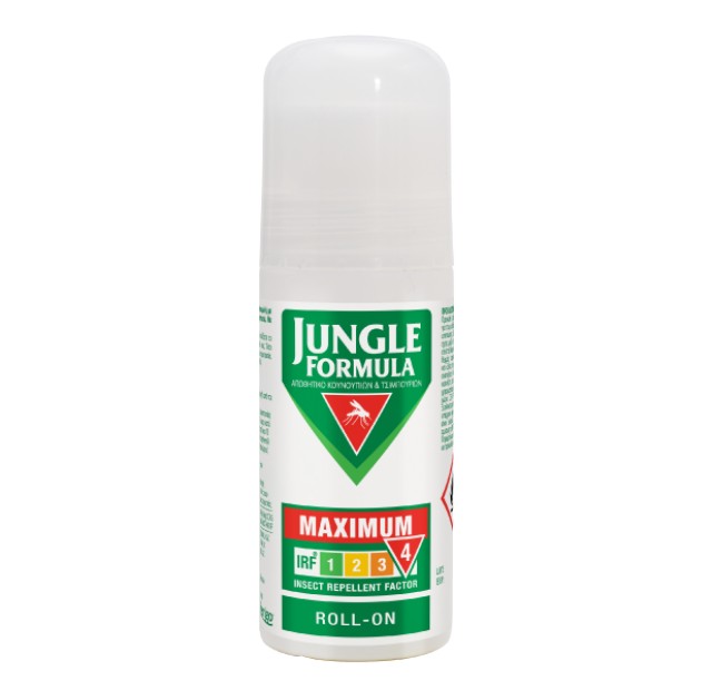 Jungle Formula Maximum Εντομοαπωθητική Λοσιόν σε Roll On 50ml
