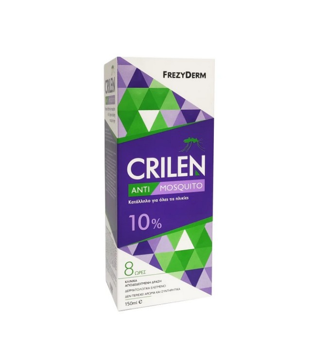 CRILEN ANTI-MOSQUITO 10% γαλάκτωμα για προστασία από Κουνούπια