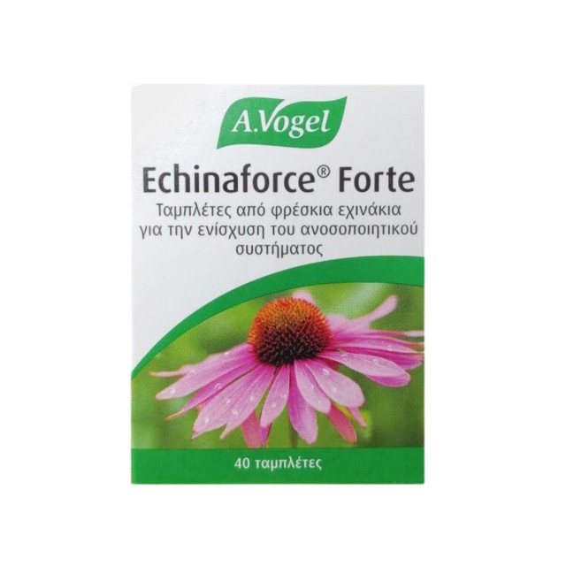A. VOGEL Echinaforce Forte Protect Φυτικό Συμπλήρωμα Διατροφής Εχινάκειας για την Ενίσχυση του Ανοσοποιητικού 40 ταμπλέτες