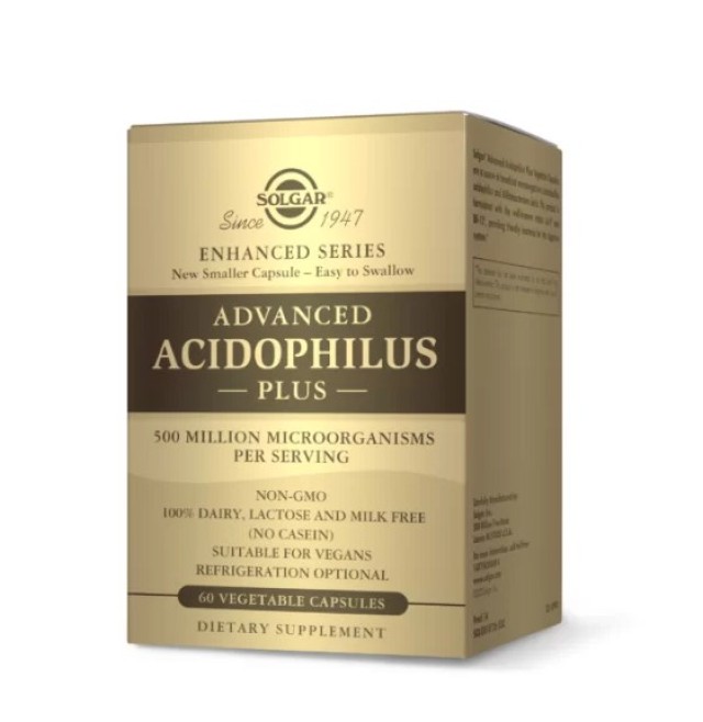 Solgar Advanced Acidophilus Plus 60 φυτικές κάψουλες