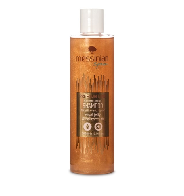 Messinian Spa Royal Jelly & Helichrysum Σαμπουάν για Λάμψη & Αποκατάσταση Βασιλικός Πολτός - Ελίχρυσο 300ml