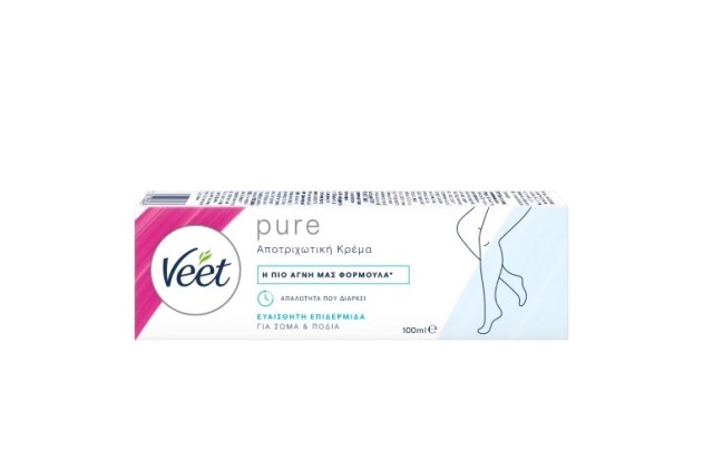 Veet Αποτριχωτική Κρέμα για Ευαίσθητη Επιδερμίδα 100ml