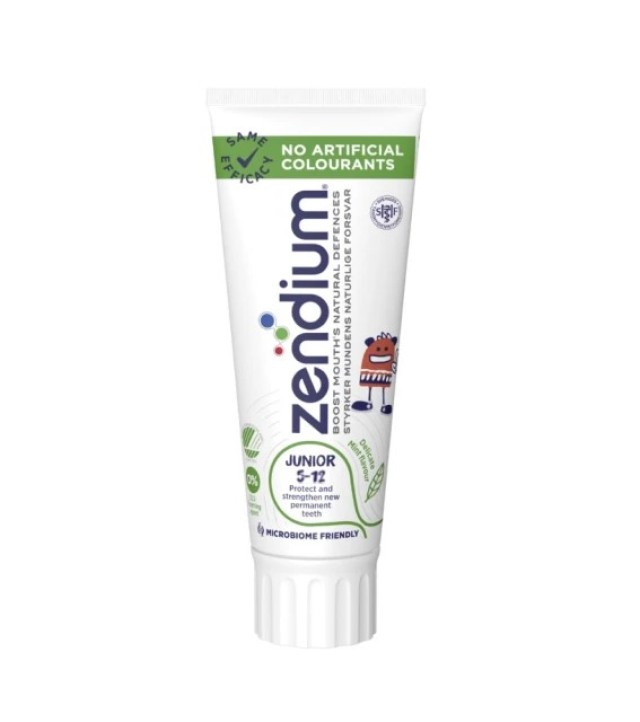 ZENDIUM Junior Οδοντόπαστα 5-12 Ετών 75ml