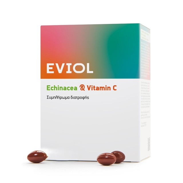EVIOL Echinacea & Vitamin C 30 Caps
