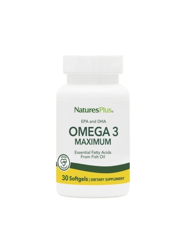 Natures Plus Omega 3 Maximum, 30softgels