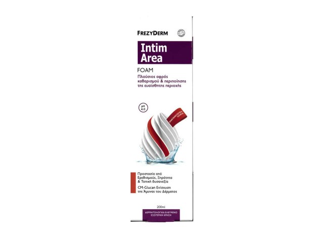 Frezyderm Intim Area Foam Αφρός Ενυδάτωσης της Ευαίσθητης Περιοχής 200ml