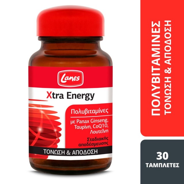 LANES MULT XTRA ENERGY 30TABS