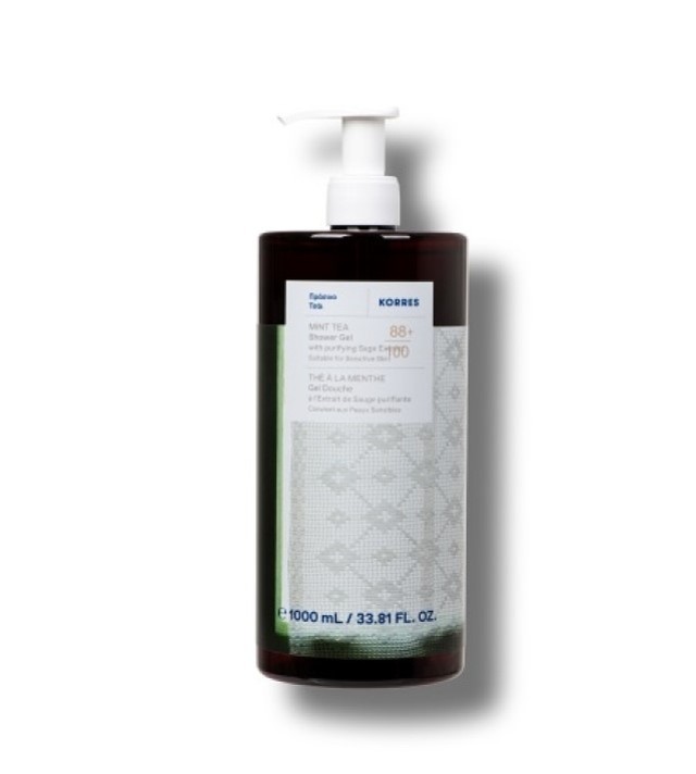 Korres Αφρόλουτρο Πράσινο Τσάι, 1000ml