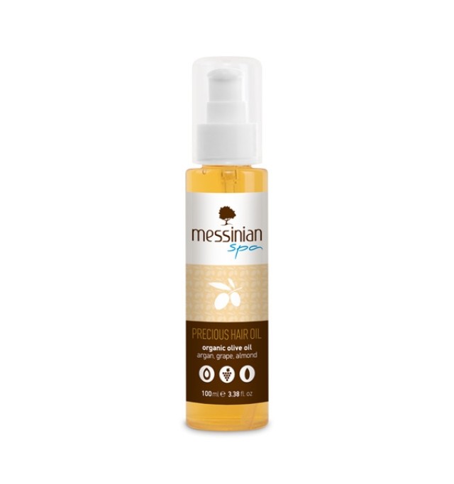 Messinian Spa Precious Hair Oil Argan Grape-Almond (Σταφύλι-Αμύγδαλο)100ml