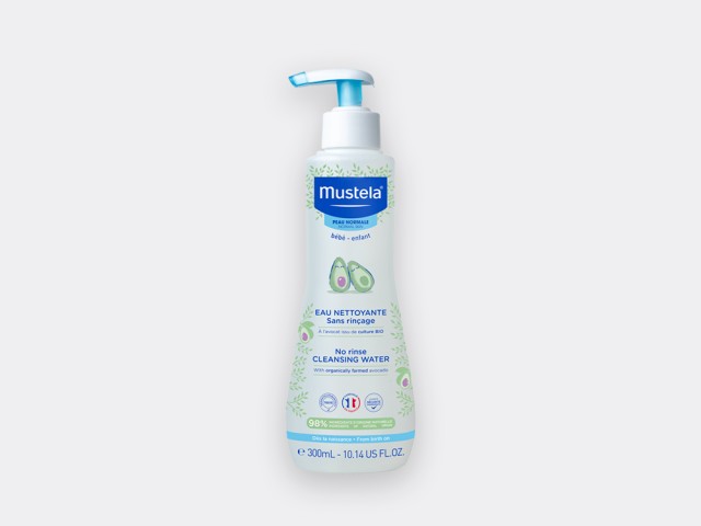 Mustela Bebe Cleansing Water Νερό Καθαρισμού Xωρίς Ξέβγαλμα 300ml