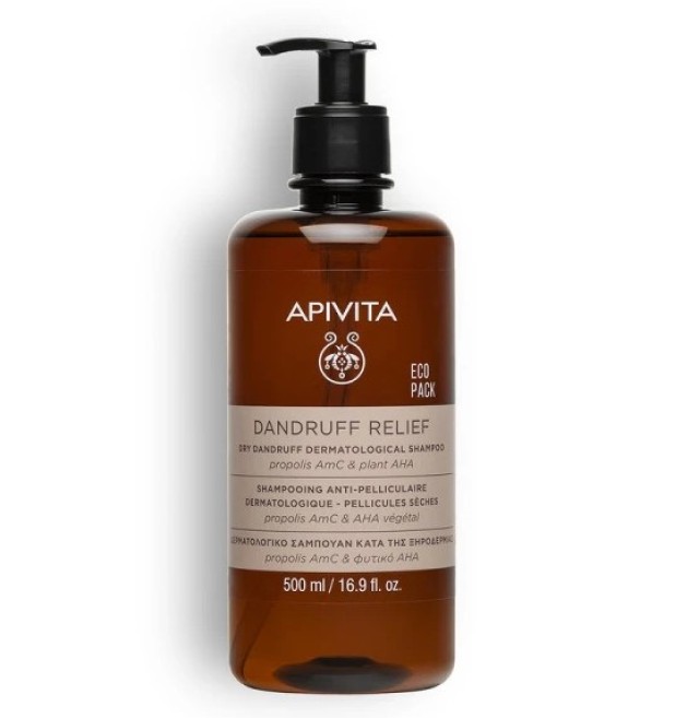 Apivita Dandruff Relief Σαμπουάν Κατά της Ξηροδερμίας, 500ml