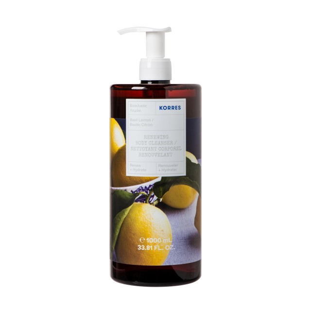 KORRES Βασιλικός Λεμόνι Αφρόλουτρο 1000mL