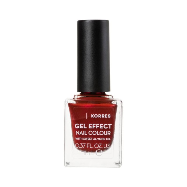 KORRES Βερνίκι Νυχιών Velour Red 58 Gel Effect