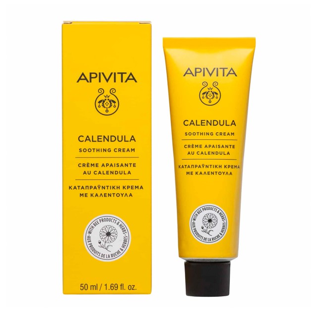 APIVITA Calendula Soothing Cream Καταπραϋντική Κρέμα με Καλέντουλα 50ml