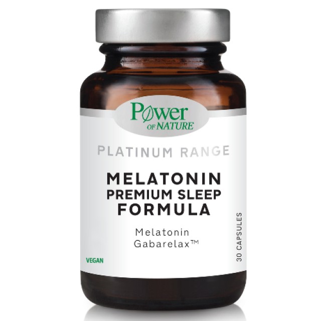 Power Of Nature Platinum Range Melatonin Premium Sleep Formula Συμπλήρωμα για τον Ύπνο 30 κάψουλες