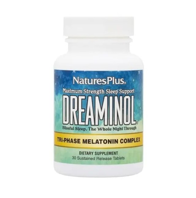 Natures Plus Dreaminol Tri-phase Melatonin Complex 30tabs